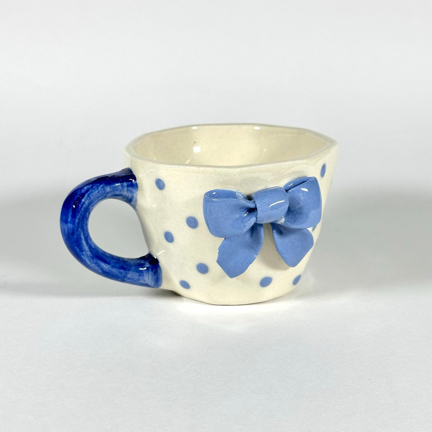 Blue Belle Bow Cup