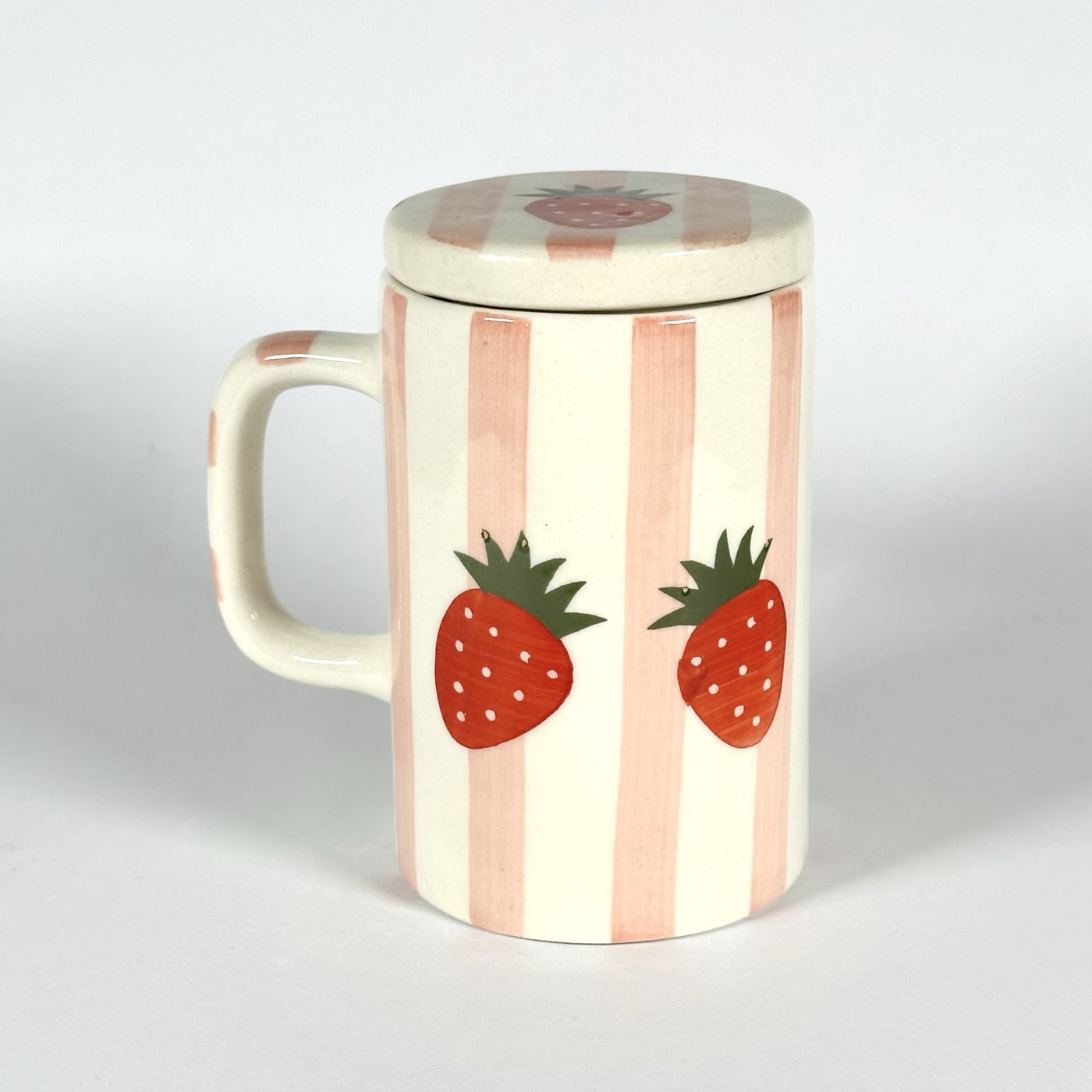 Strawberry Bliss Lid Mug