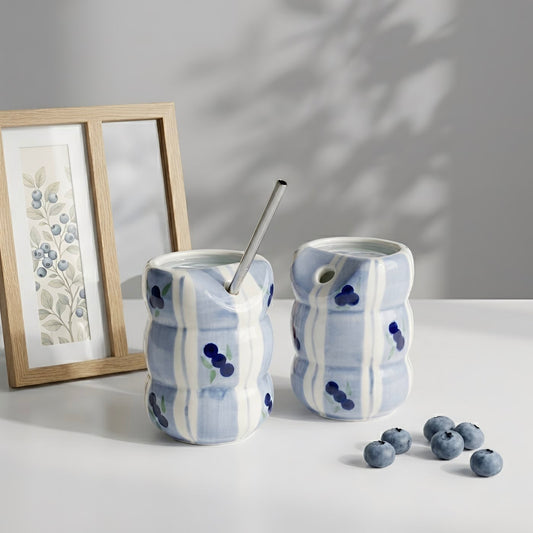 Blueberry Breeze Tumbler Mug