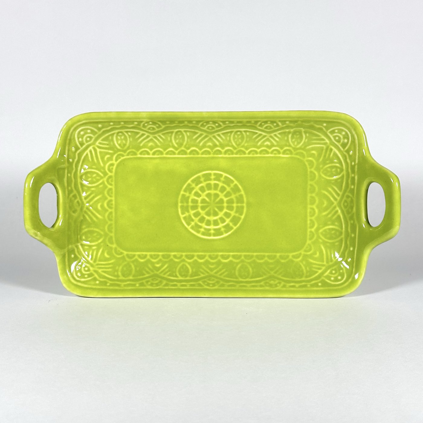 Mandala Platter Green