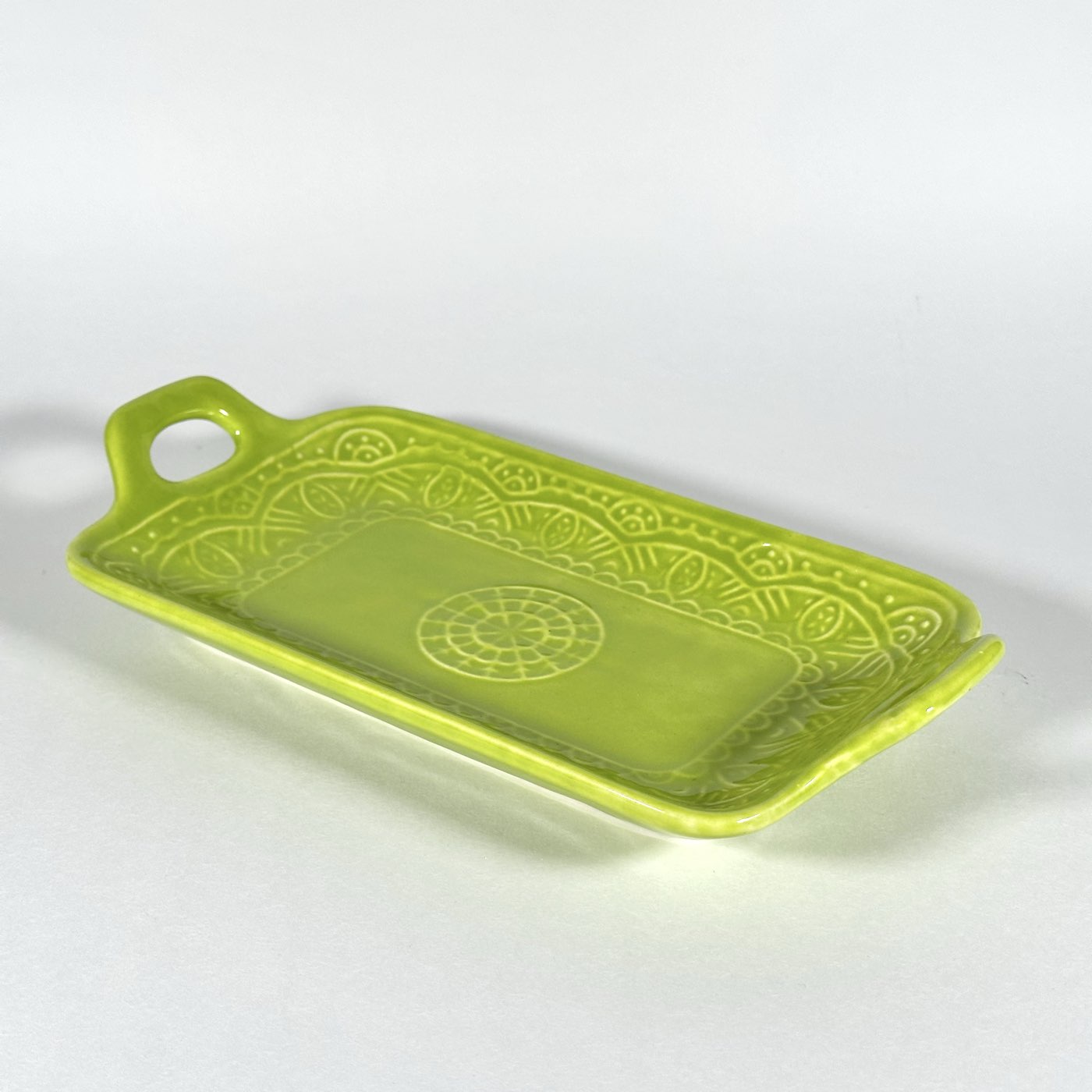 Mandala Platter Green