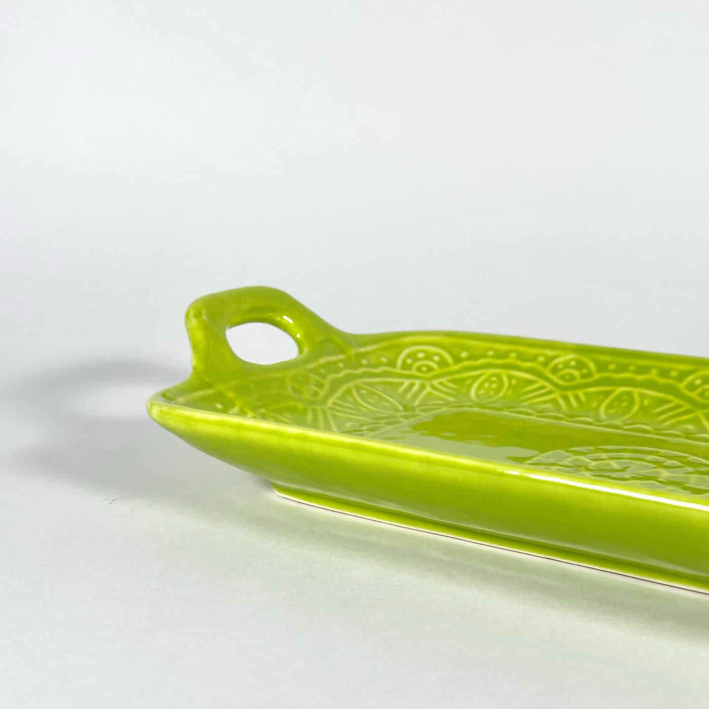 Mandala Platter Green