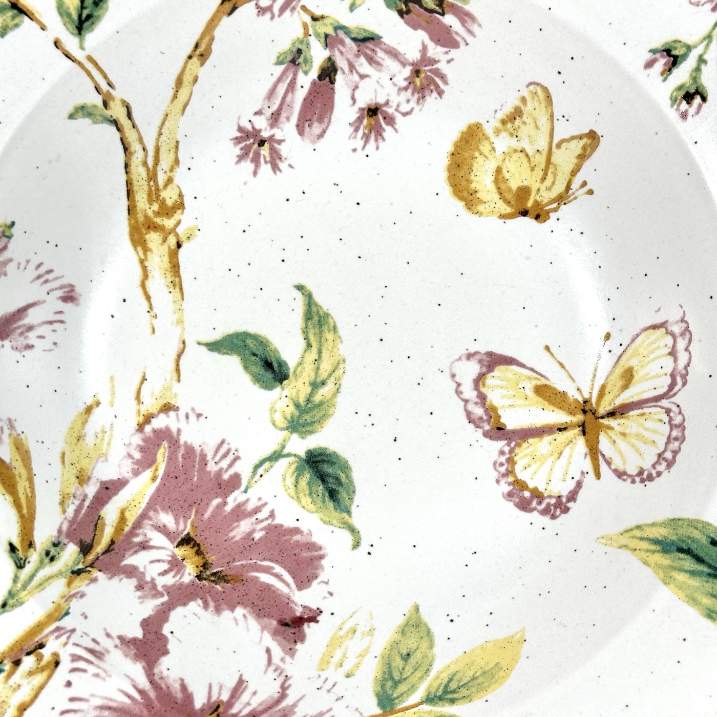 Pushpanjali Decal Pasta Bowl