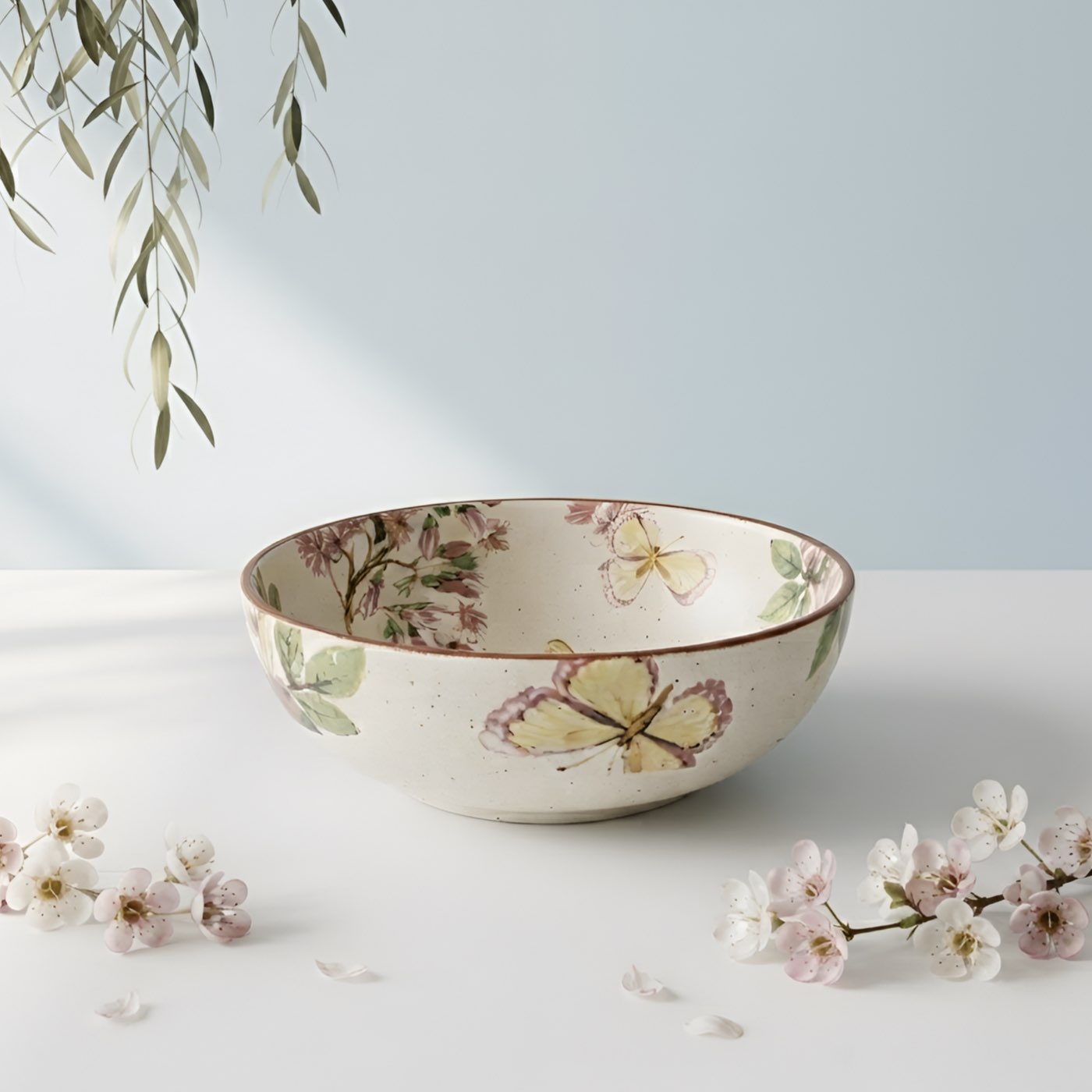 Pushpanjali Decal Deep Bowl